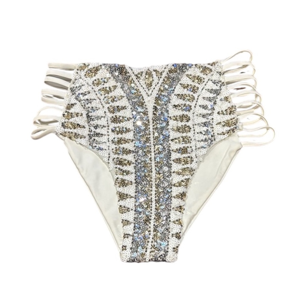 Sequin Embellished Women's Swim Bottom
